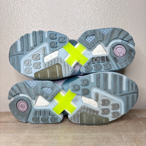 Adidas ZX Torsion Ash Purple & Teal Suede Lace Up Sneakers Size 9 - Picture 9 of 11